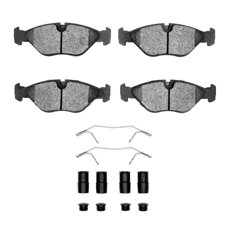 Picture of R1 88-98 Saab 9000 Front Euro Ceramic Brake Pads and Hardware Kit