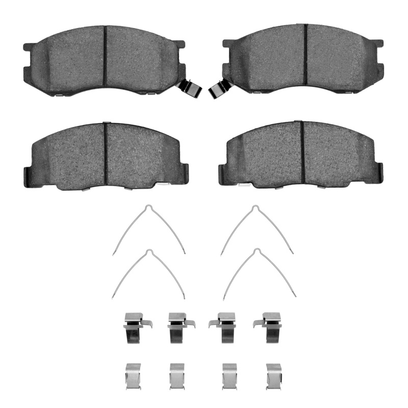 Picture of R1 91-97 Toyota Previa Front Euro Ceramic Brake Pads and Hardware Kit