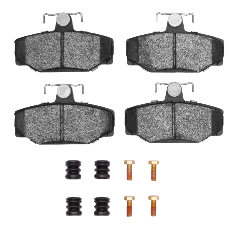 Picture of R1 88-00 Volvo V70 Rear Euro Ceramic Brake Pads and Hardware Kit