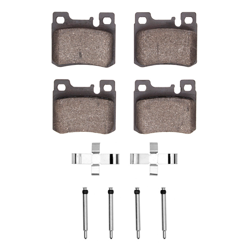 Picture of R1 86-95 Mercedes-Benz C280 Rear Euro Ceramic Brake Pads and Hardware Kit