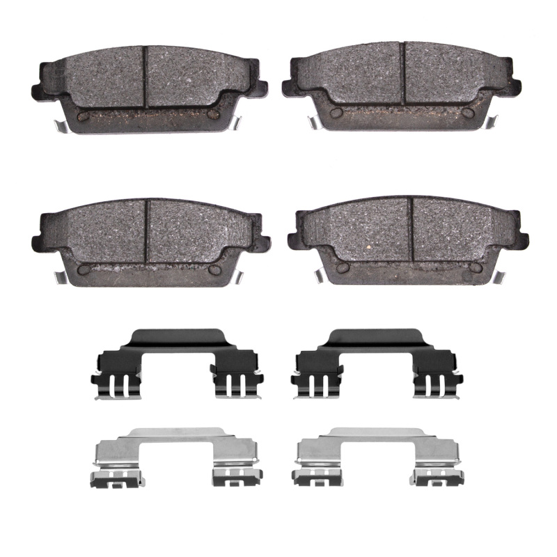 Picture of R1 04-11 Cadillac Srx Rear Euro Ceramic Brake Pads and Hardware Kit