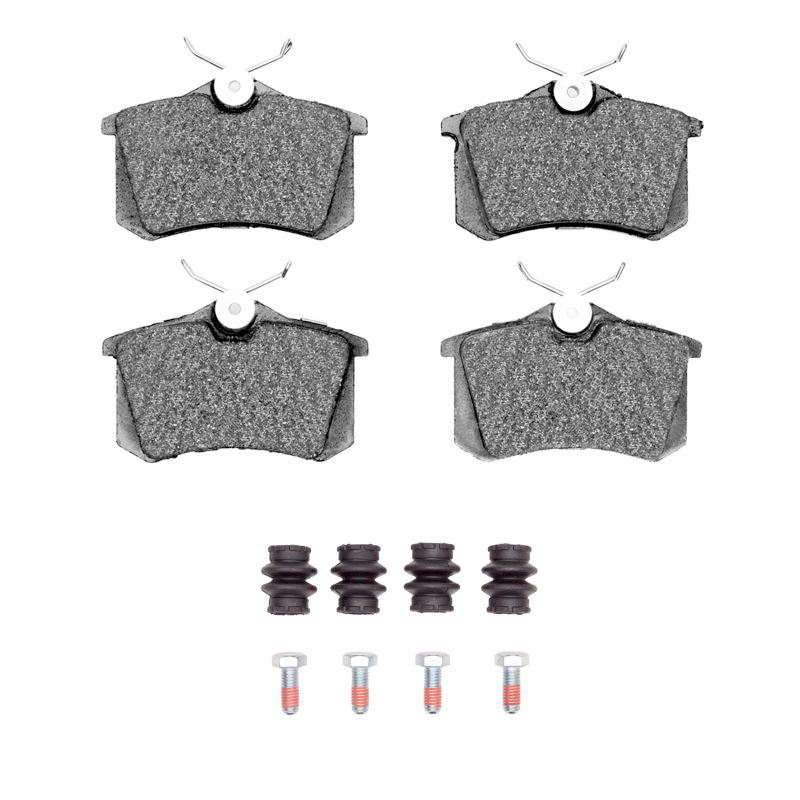 Picture of R1 97-08 Audi A4 (Mexico) Rear Euro Ceramic Pads & Hardware Kit