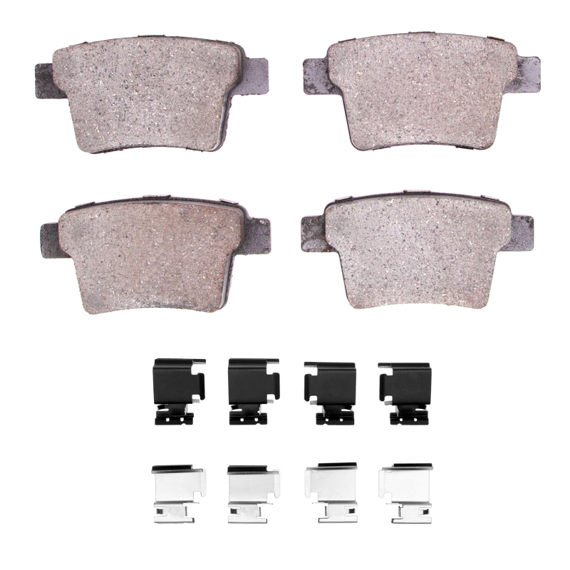 Picture of R1 05-09 Mercury Montego Rear Euro Ceramic Brake Pads and Hardware Kit