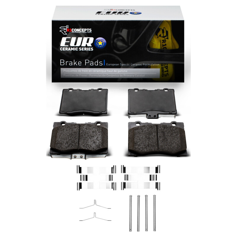 Picture of R1 05-12 Acura Rl Front Euro Ceramic Brake Pads and Hardware Kit