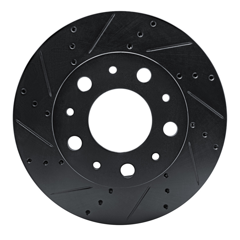 Picture of R1 14-25 Ram Promaster 1500 Front Left Drilled & Slotted Black Brake Rotor