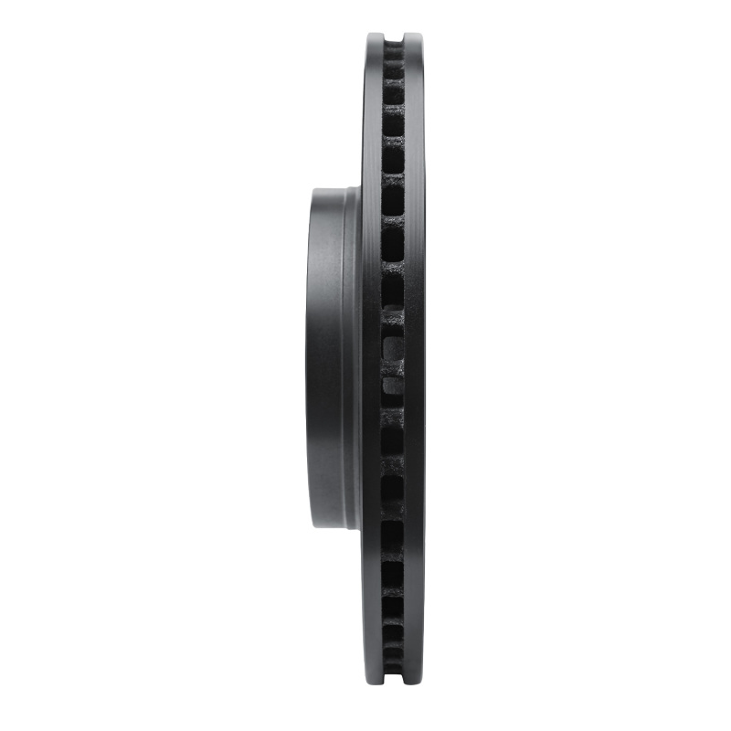 Picture of R1 18-25 Jeep Gladiator Front Left Drilled & Slotted Black Brake Rotor