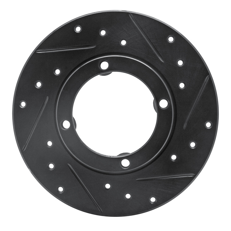 Picture of R1 85-94 Chevrolet Sprint Front Right Drilled & Slotted Black Brake Rotor