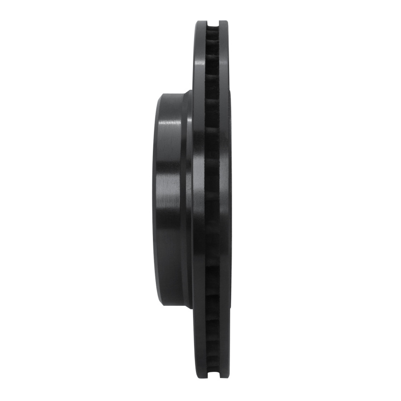Picture of R1 92-95 Mercedes-Benz E420 Rear Right Drilled & Slotted Black Brake Rotor