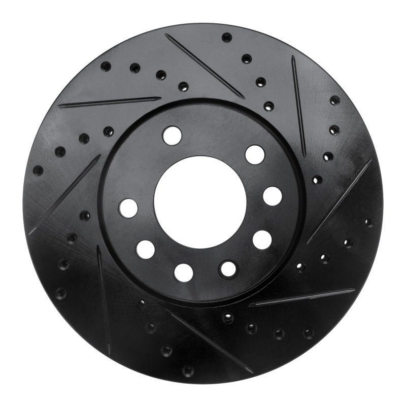 Picture of R1 03-11 Cadillac BLS (Mexico) Front Right Drilled & Slotted Black Brake Rotor