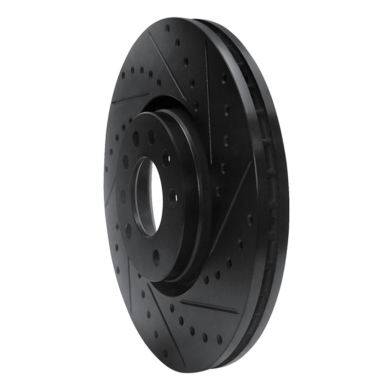 Picture of R1 03-11 Cadillac BLS (Mexico) Front Right Drilled & Slotted Black Brake Rotor
