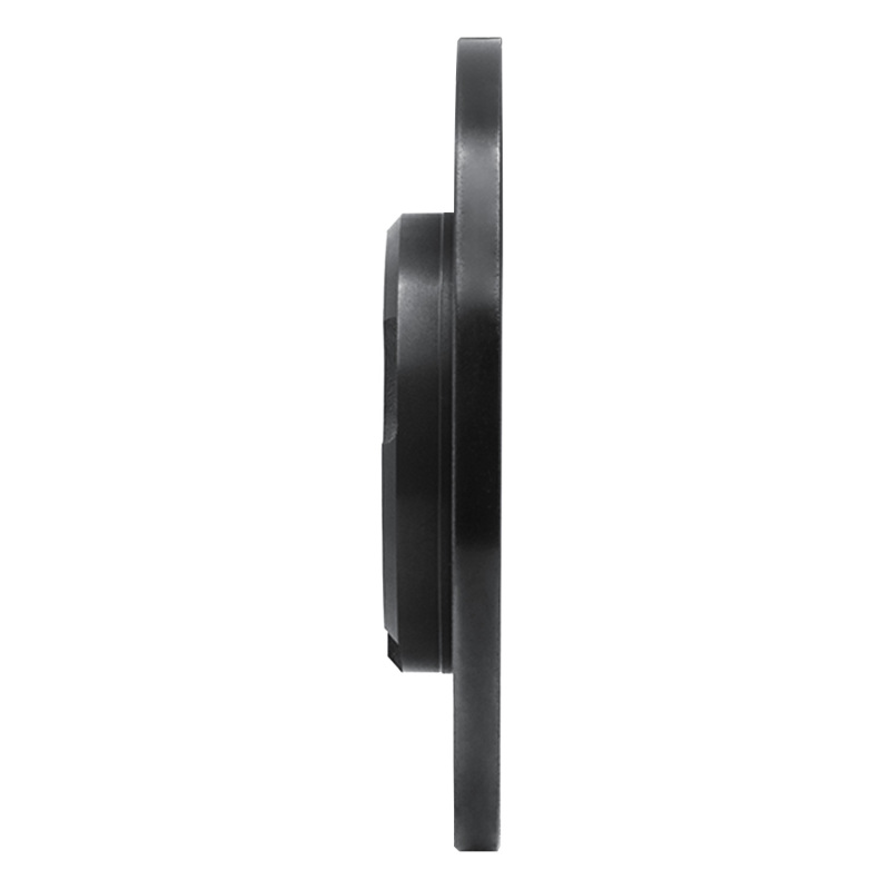 Picture of R1 85-91 Dodge COLT Front Right Drilled & Slotted Black Brake Rotor