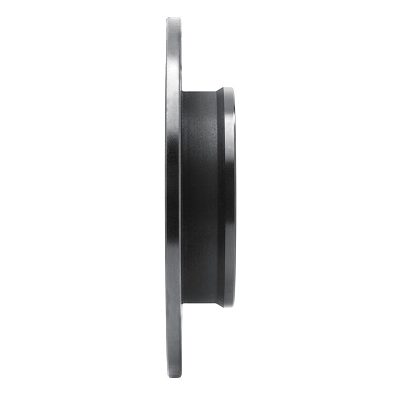 Picture of R1 79-81 Toyota Celica Rear Right Drilled & Slotted Black Brake Rotor