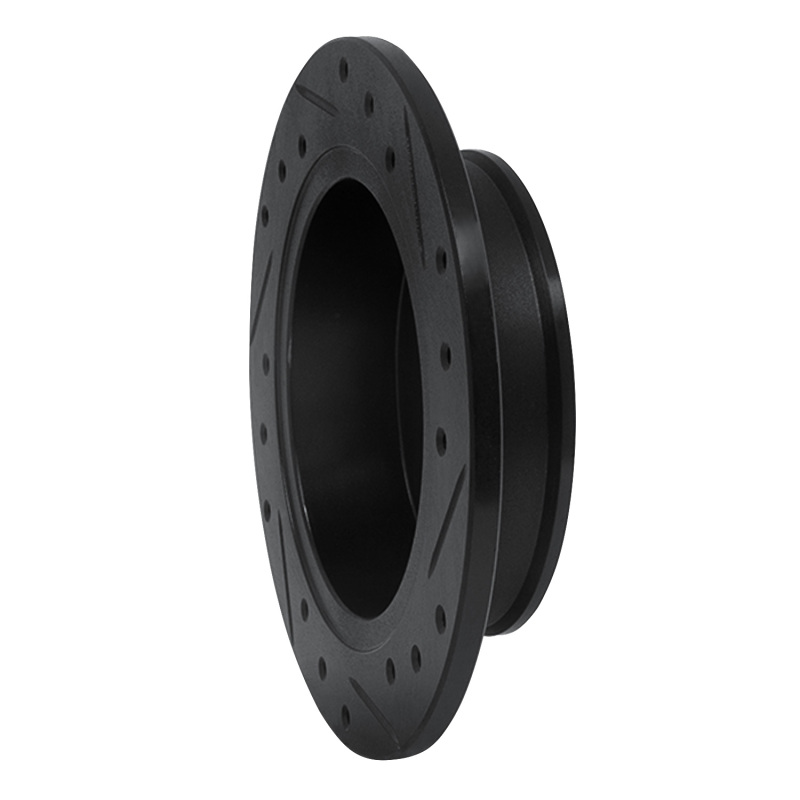 Picture of R1 85-87 Toyota Corolla (US/Canada) Rear Left Drilled & Slotted Black Brake Rotor
