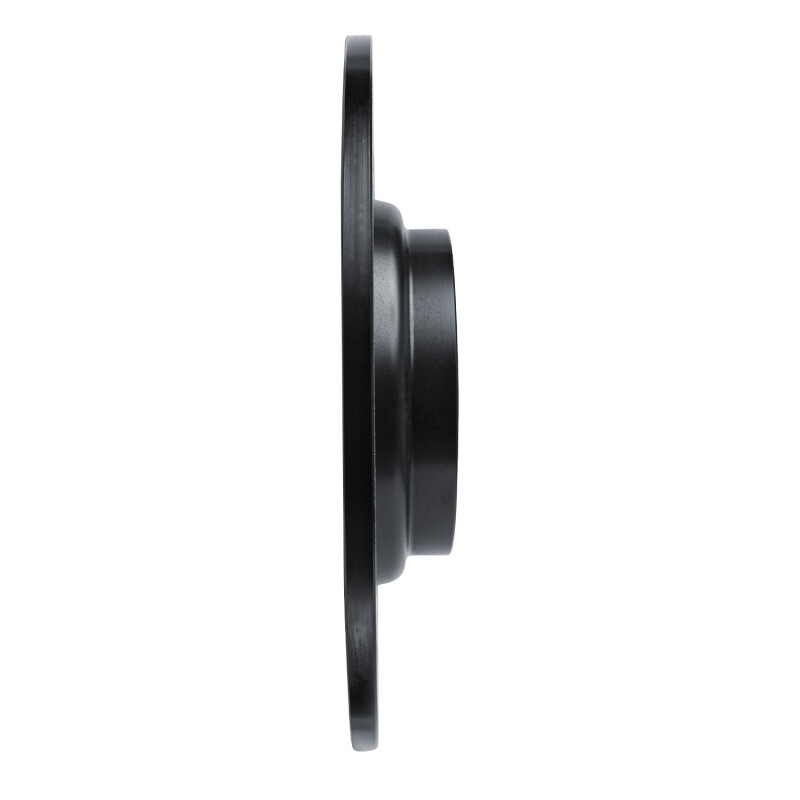 Picture of R1 16-23 Mazda CX-9 Rear Right Drilled & Slotted Black Brake Rotor