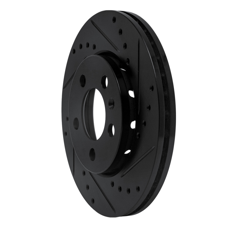Picture of R1 03-18 Volkswagen VENTO (Mexico) Front Right Drilled & Slotted Black Brake Rotor
