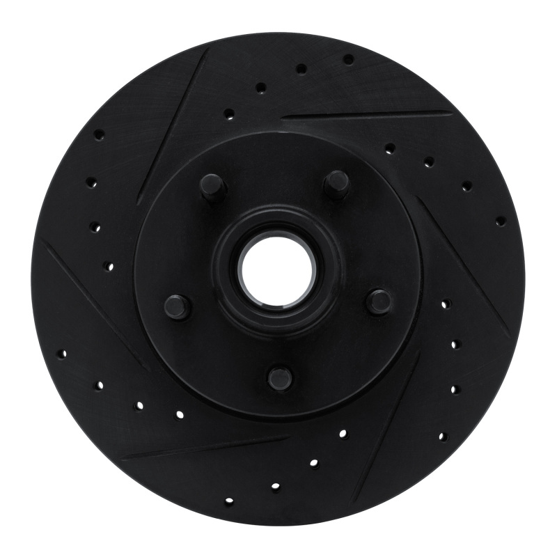 Picture of R1 06-12 Ford Ranger (Mexico) Front Left Drilled & Slotted Black Brake Rotor