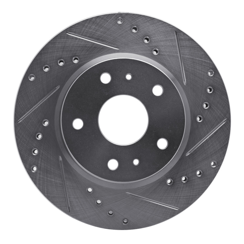 Picture of R1 07-19 Suzuki SX4 S-Cross (Mexico) Front Right Drilled & Slotted Silver Brake Rotor