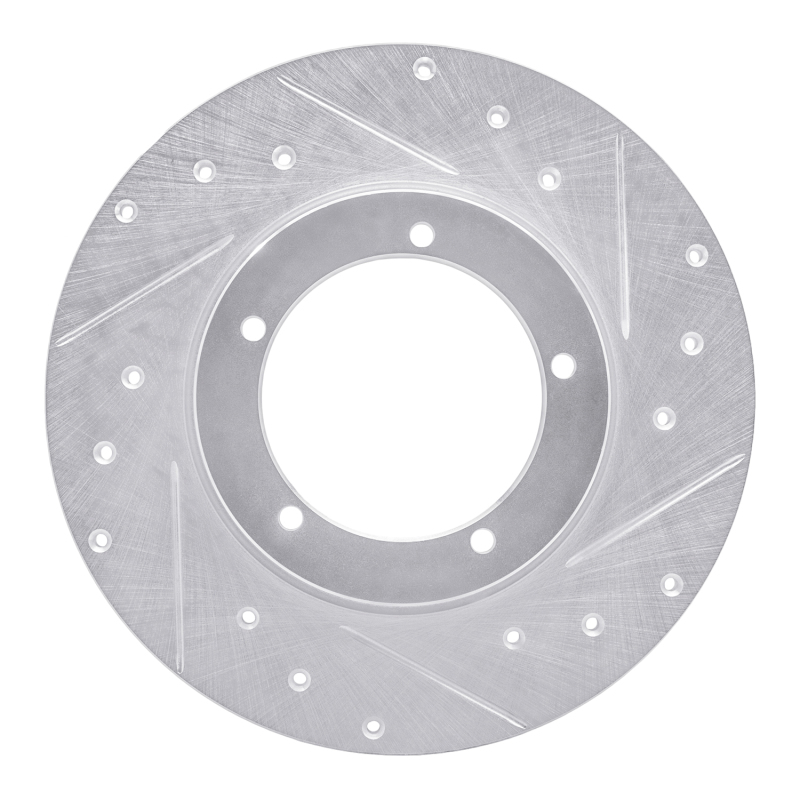 Picture of R1 65-76 Porsche 911 Front Right Drilled & Slotted Silver Brake Rotor