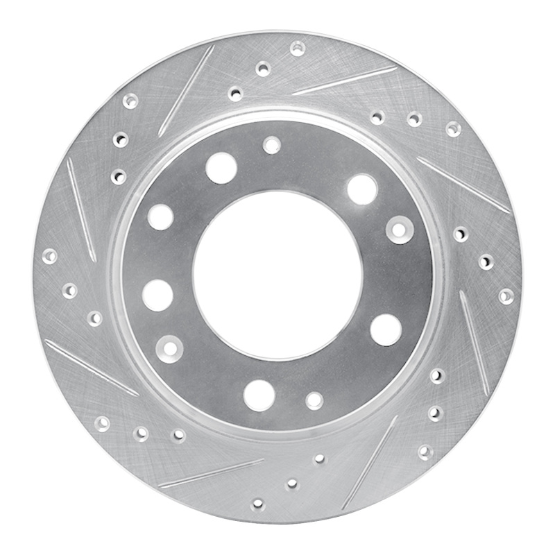 Picture of R1 69-83 Porsche 911 Rear Left Drilled & Slotted Silver Brake Rotor