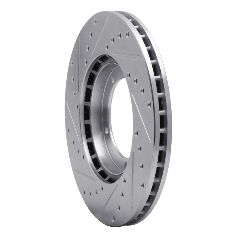 Picture of R1 84-89 Porsche 911 Front Right Drilled & Slotted Silver Brake Rotor