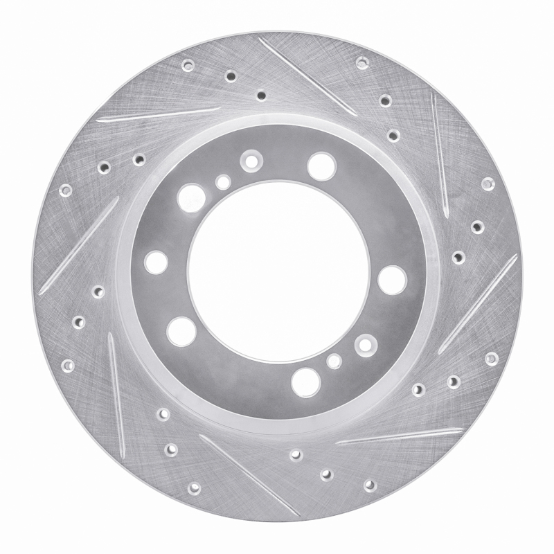Picture of R1 91-97 Porsche 911 Right Rear Drilled & Slotted Silver Brake Rotor