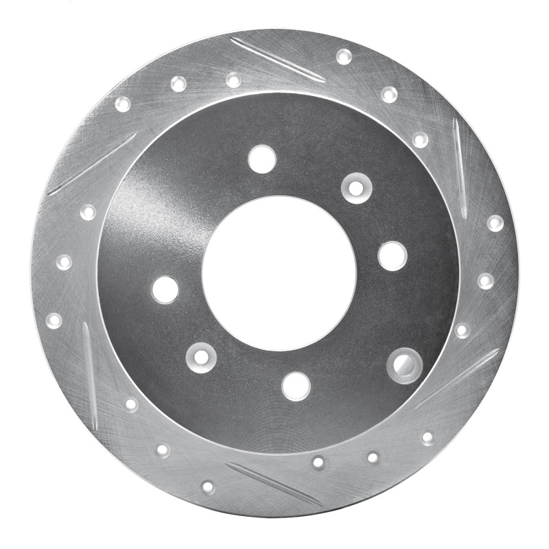 Picture of R1 99-06 Hyundai SONATA Rear Right Drilled & Slotted Silver Brake Rotor