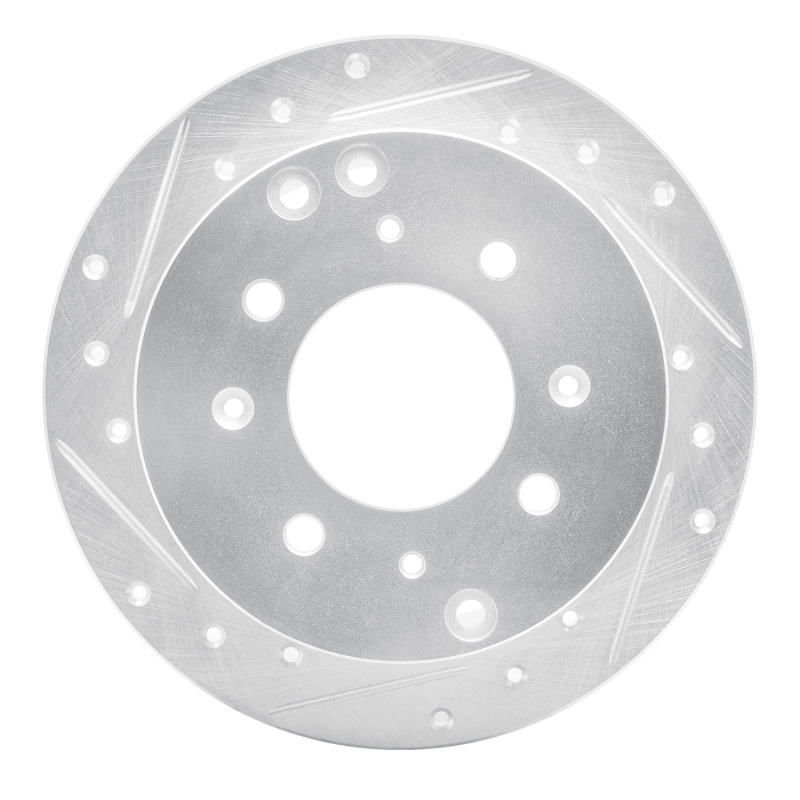 Picture of R1 99-06 Hyundai SONATA Rear Left Drilled & Slotted Silver Brake Rotor