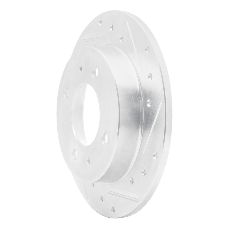 Picture of R1 97-06 Hyundai Elantra Rear Right Drilled & Slotted Silver Brake Rotor