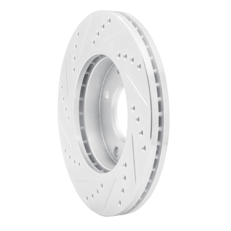 Picture of R1 01-03 Hyundai SONATA Front Right Drilled & Slotted Silver Brake Rotor