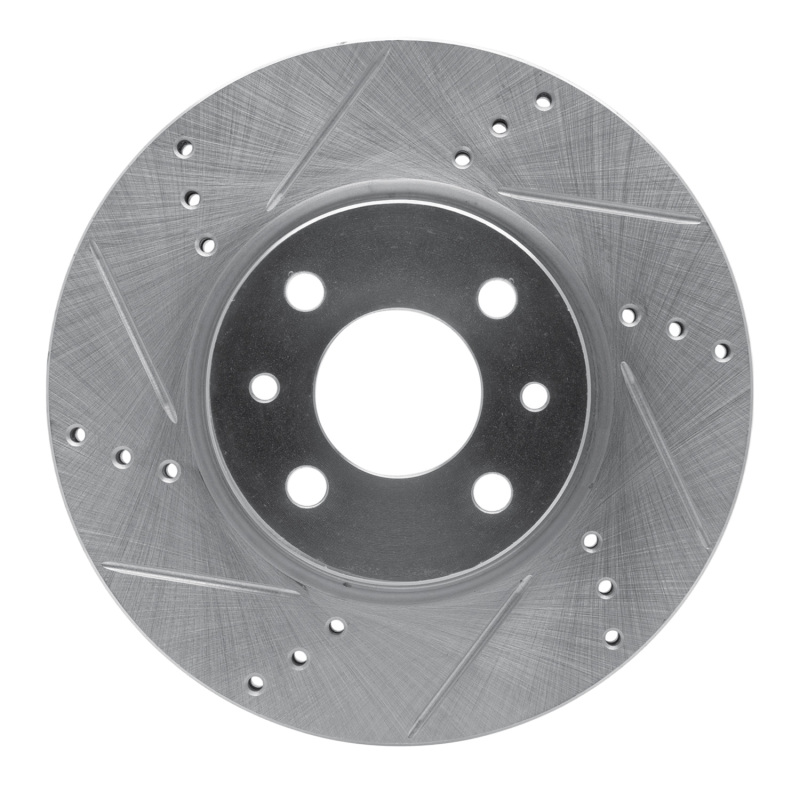 Picture of R1 09-19 Dodge Vision (Mexico) Front Left Drilled & Slotted Silver Brake Rotor
