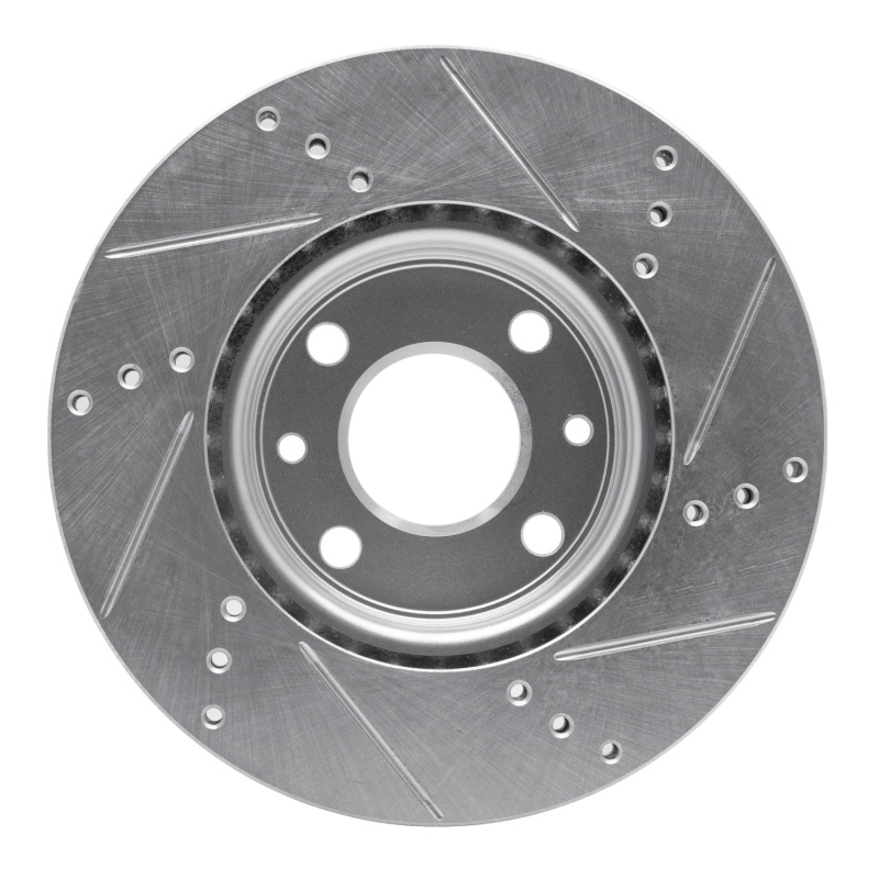 Picture of R1 09-19 Dodge Vision (Mexico) Front Left Drilled & Slotted Silver Brake Rotor