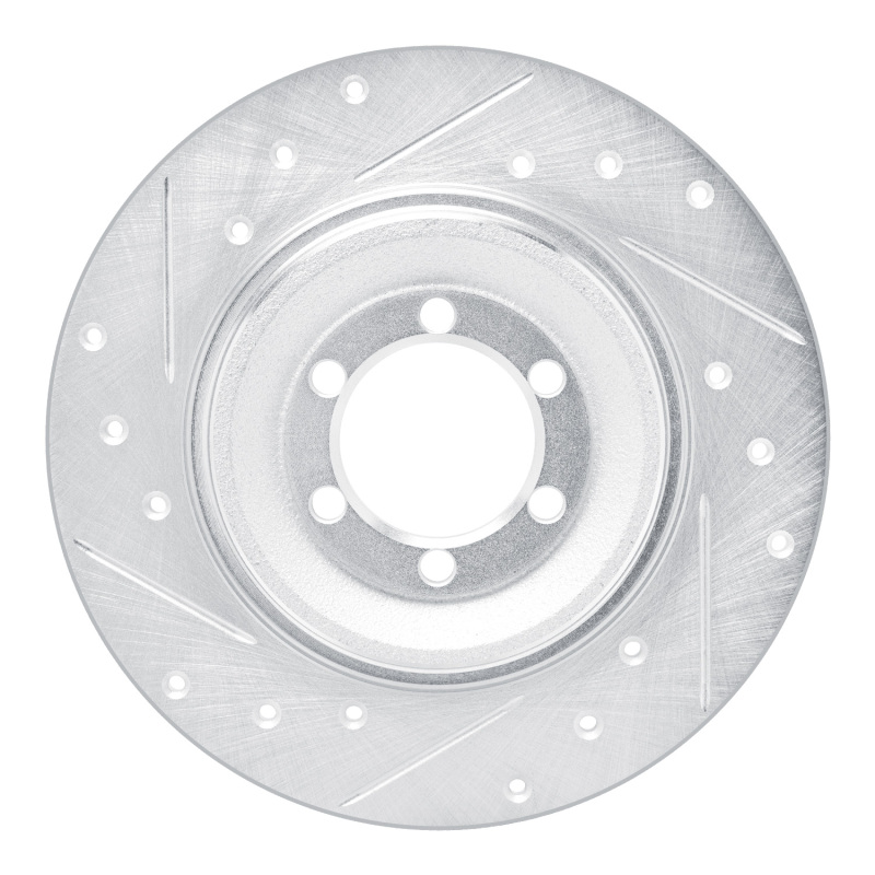 Picture of R1 75-79 Alfa Romeo Sport Rear Left Drilled & Slotted Silver Brake Rotor