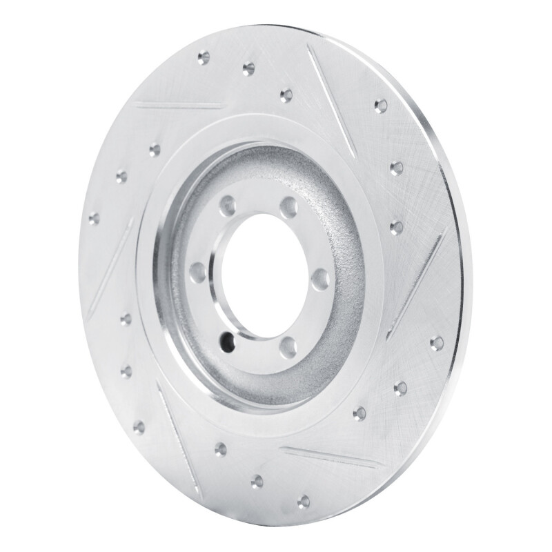 Picture of R1 75-79 Alfa Romeo ALFETTA Rear Right Drilled & Slotted Silver Brake Rotor