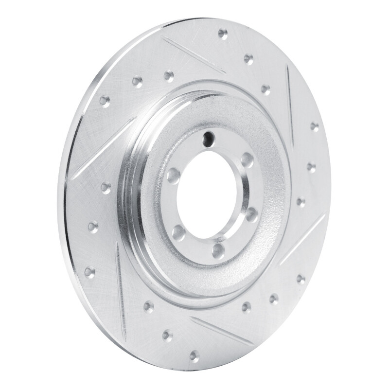Picture of R1 75-79 Alfa Romeo ALFETTA Rear Right Drilled & Slotted Silver Brake Rotor