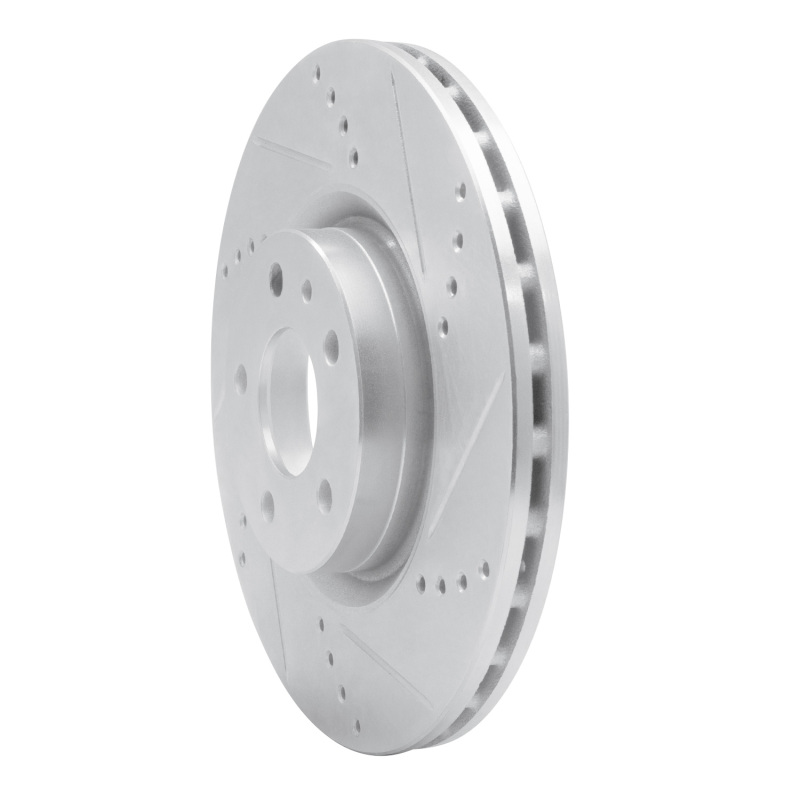 Picture of R1 91-20 Alfa Romeo 164 Front Right Drilled & Slotted Silver Brake Rotor