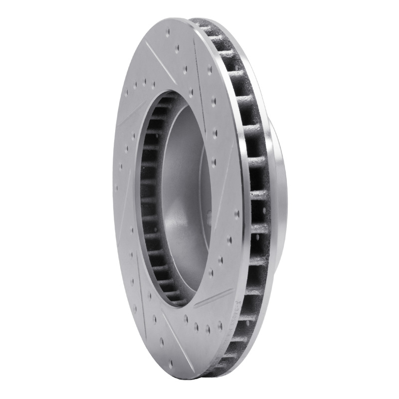 Picture of R1 90-97 Jaguar XJ6 Front Left Drilled & Slotted Silver Brake Rotor