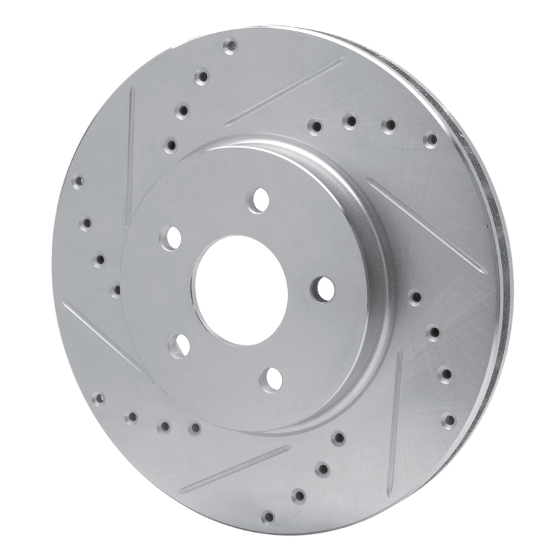 Picture of R1 01-08 Ford Mondeo (Mexico) Front Left Drilled & Slotted Silver Brake Rotor