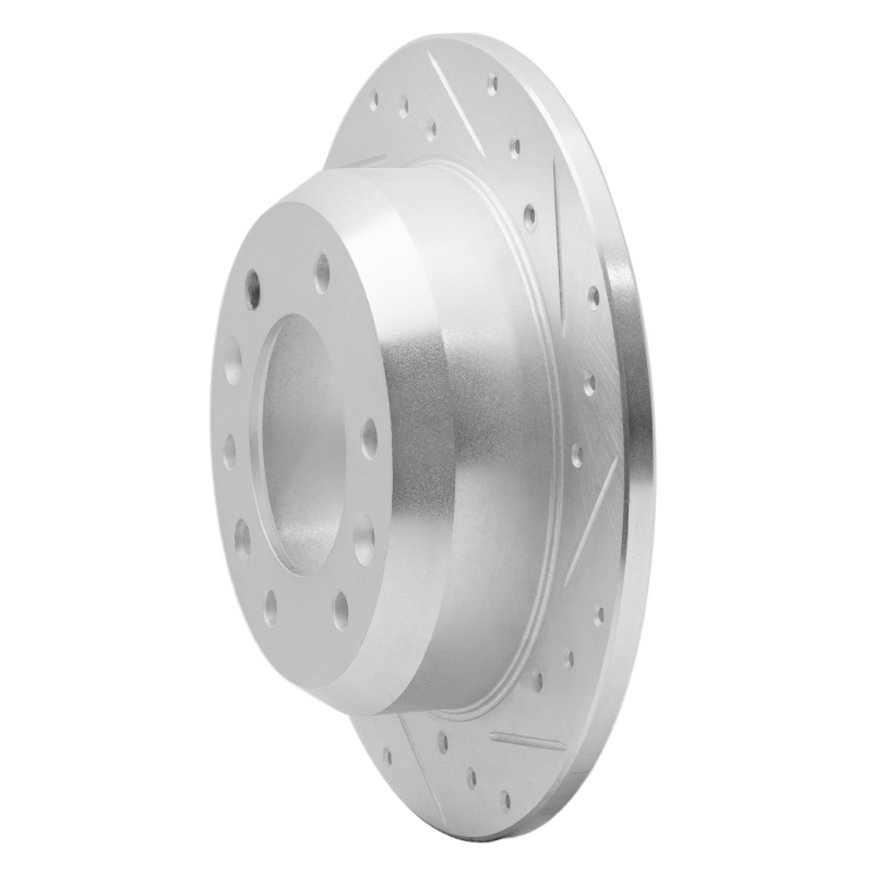 Picture of R1 06-14 Hyundai Entourage Rear Right Drilled & Slotted Silver Brake Rotor