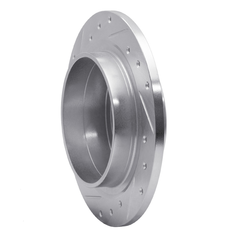 Picture of R1 97-98 Volvo V90 Rear Right Drilled & Slotted Silver Brake Rotor