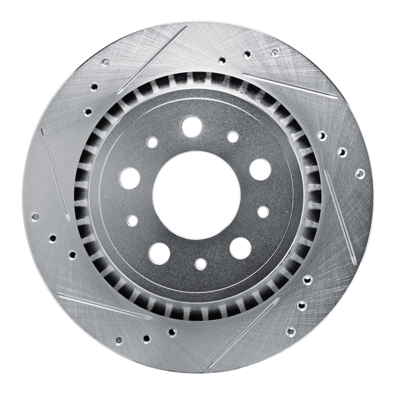Picture of R1 00-00 Volvo V70 Rear Left Drilled & Slotted Silver Brake Rotor