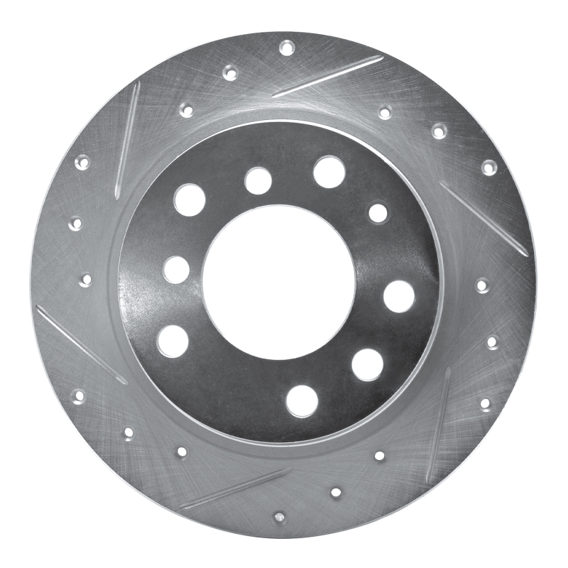 Picture of R1 69-81 BMW 2800 Rear Left Drilled & Slotted Silver Brake Rotor