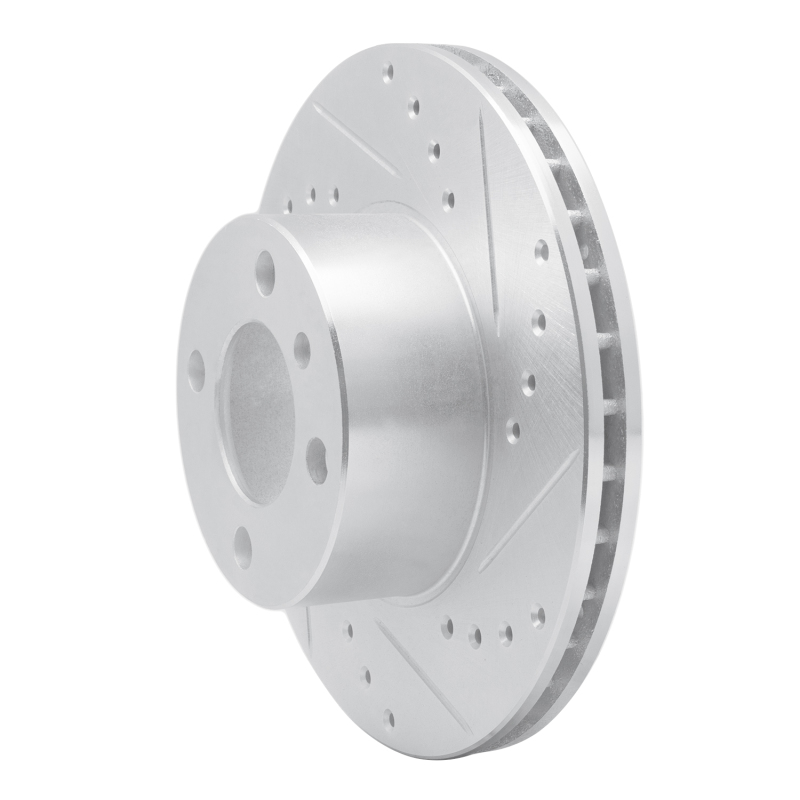 Picture of R1 76-77 BMW 320I (USA/Canada) Front Right Drilled & Slotted Silver Brake Rotor