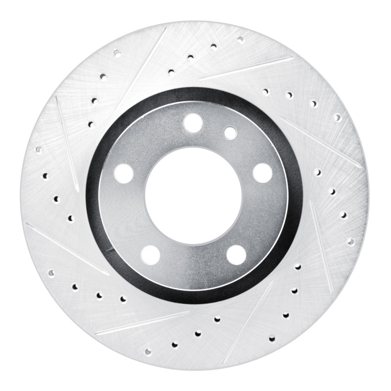 Picture of R1 87-88 BMW M6 Front Left Drilled & Slotted Silver Brake Rotor
