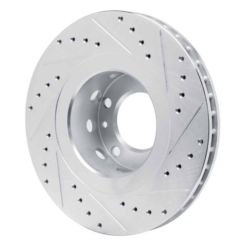 Picture of R1 87-88 BMW M5 Front Right Drilled & Slotted Silver Brake Rotor