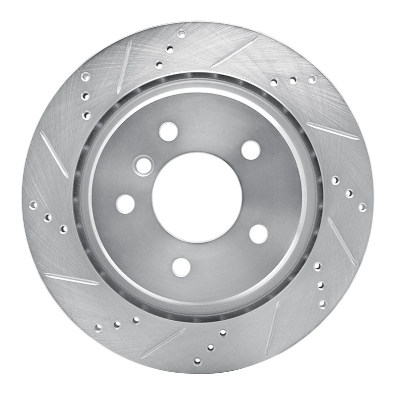 Picture of R1 95-02 BMW Z3 Right Rear Drilled & Slotted Silver Brake Rotor