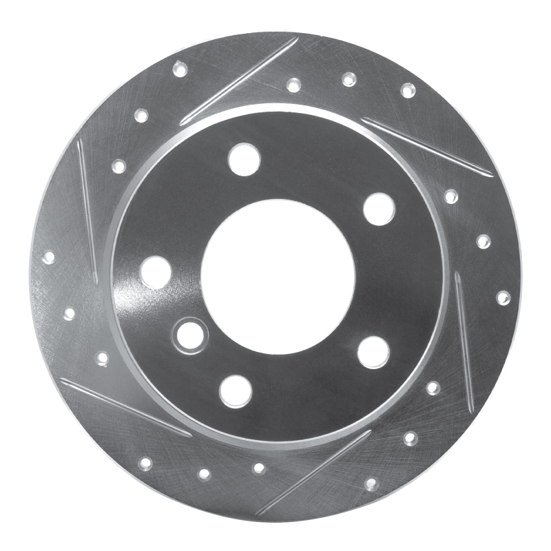 Picture of R1 96-02 BMW Z3 Rear Left Drilled & Slotted Silver Brake Rotor