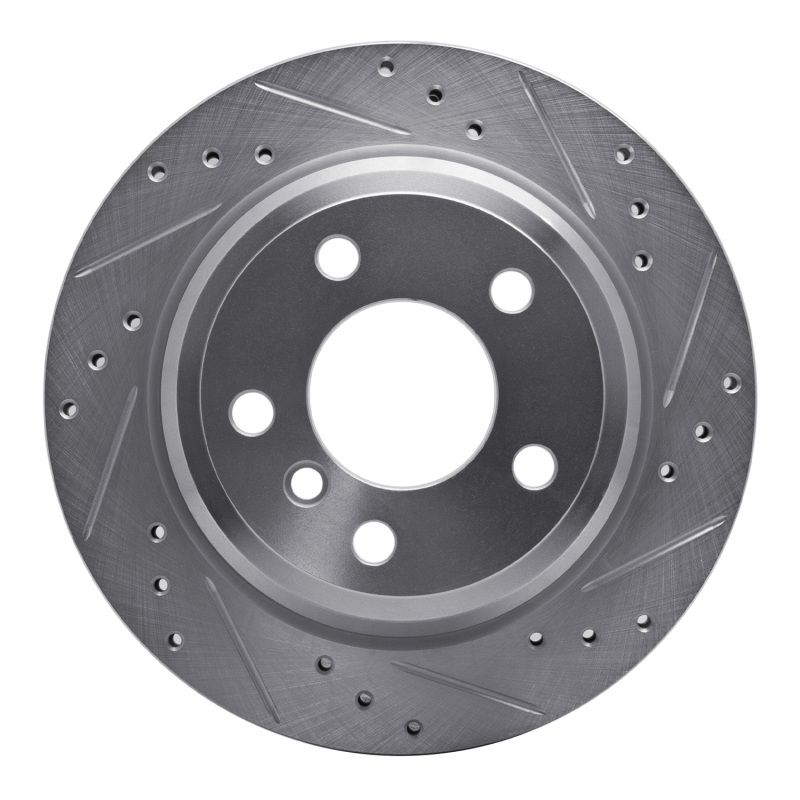 Picture of R1 06-20 BMW 420i (Mexico) Rear Right Drilled & Slotted Silver Brake Rotor