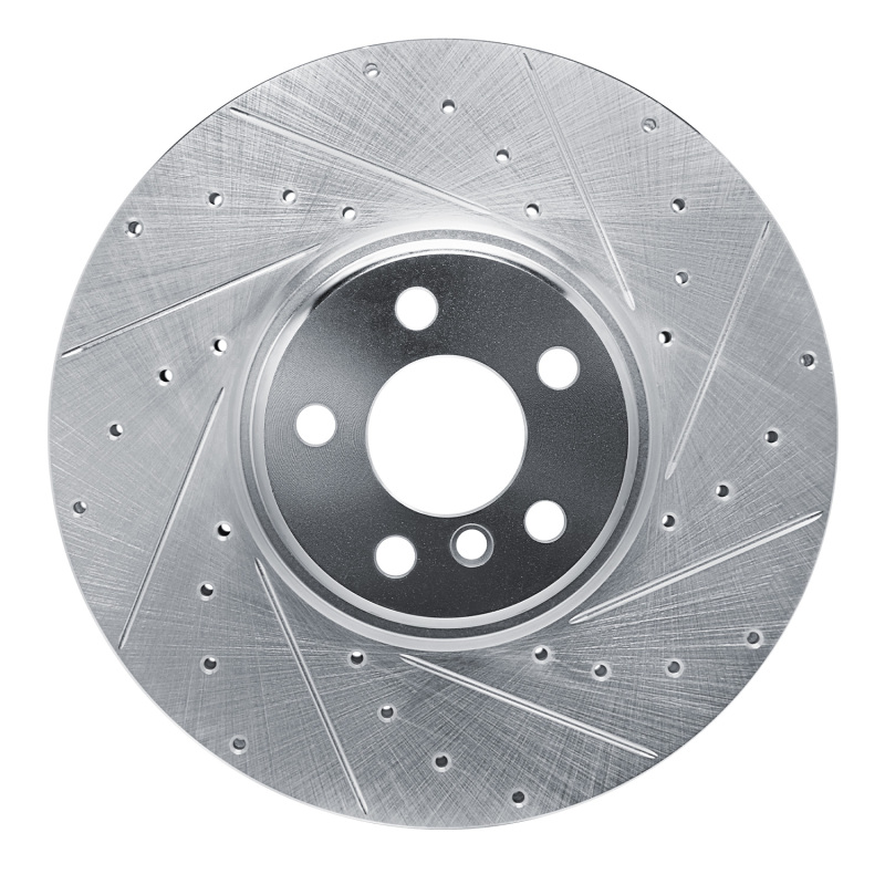 Picture of R1 16-25 BMW 430I Left Front Drilled & Slotted Silver Brake Rotor