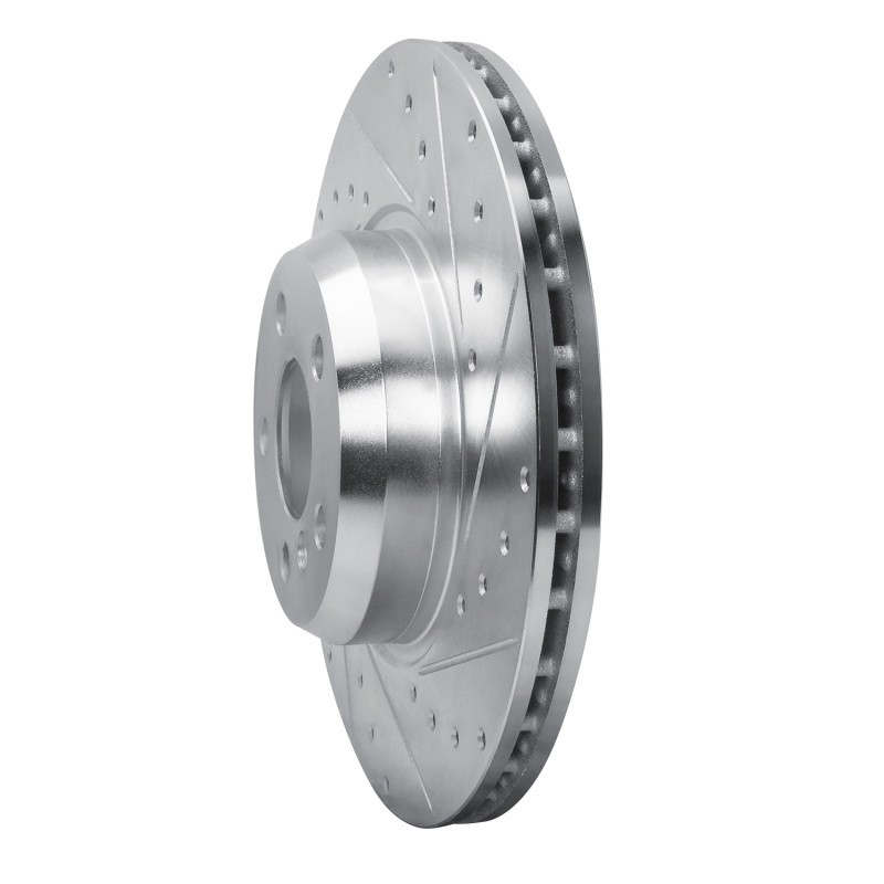 Picture of R1 18-25 BMW 430I Gran Coupe Front Right Drilled & Slotted Silver Brake Rotor