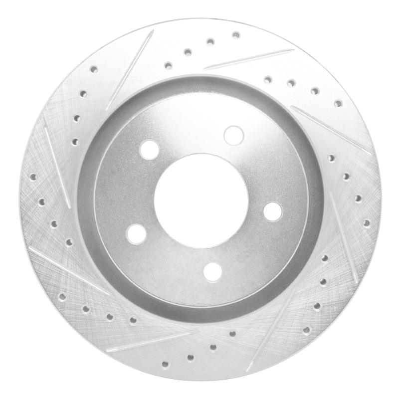 Picture of R1 99-04 Chrysler CONCORDE Front Left Drilled & Slotted Silver Brake Rotor